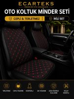 Ön Koltuk Minderi 2’li Set – Terletmez Oto Koltuk Minderi - Görsel 7