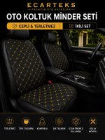 Ön Koltuk Minderi 2’li Set – Terletmez Oto Koltuk Minderi - Görsel 5